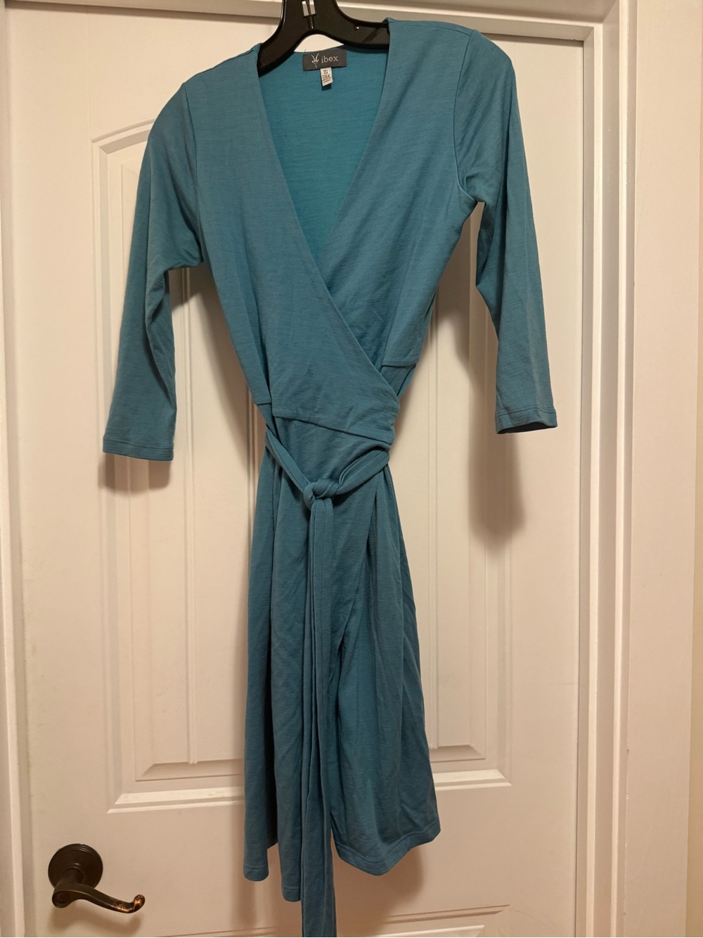 Ibex Ferryn 100% Merino Wool Wrap Dress – Women’s XS – Made in USA